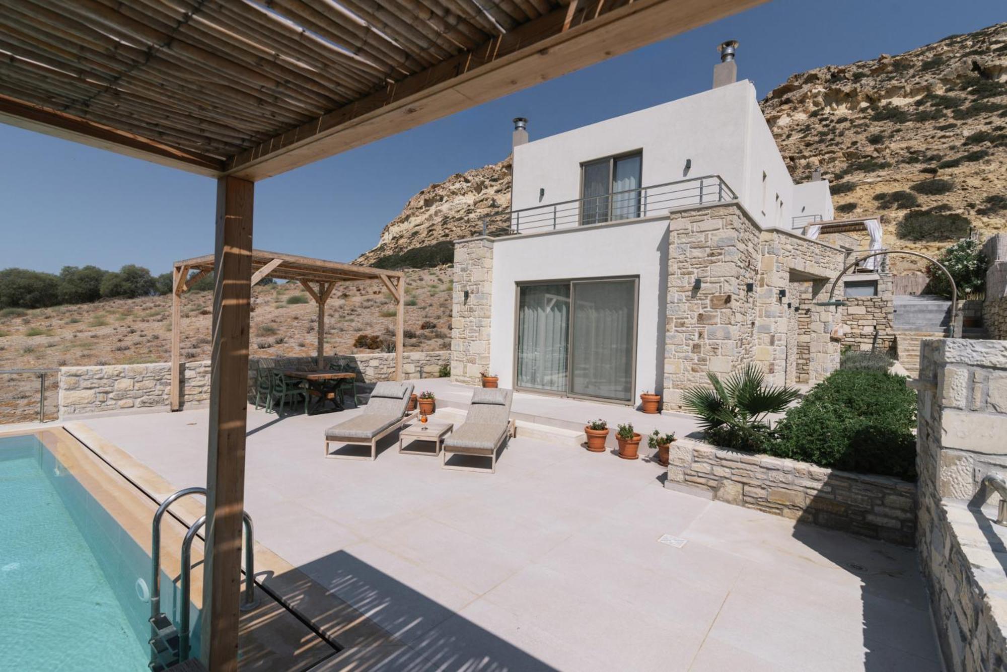 Luxury Villas Ammos In Style Matala Zewnętrze zdjęcie